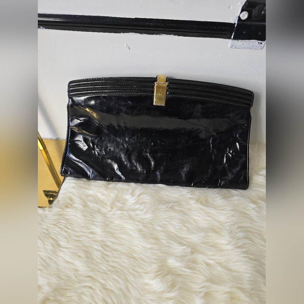 Gucci Vintage Patent Leather Clutch Bag - Picture 6 of 8